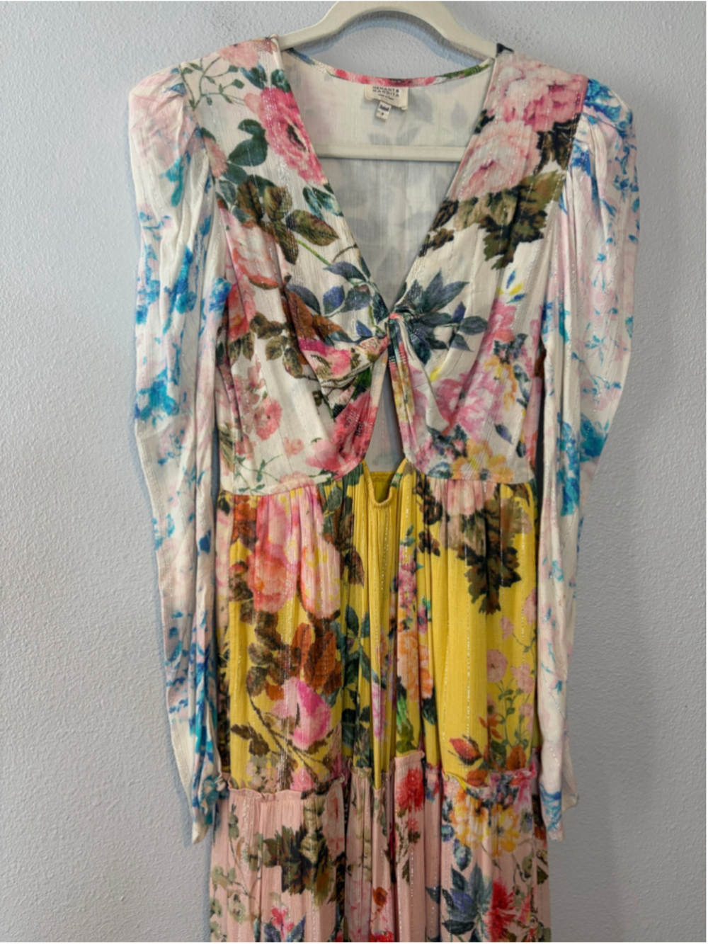 Hemant & Nandita Fluer Cut Out Midi/Maxi Dress - Picture 3 of 6